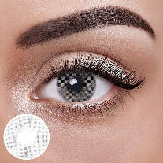 Frost Gray Contact Lenses – Elegant & Natural Gray Eye Color